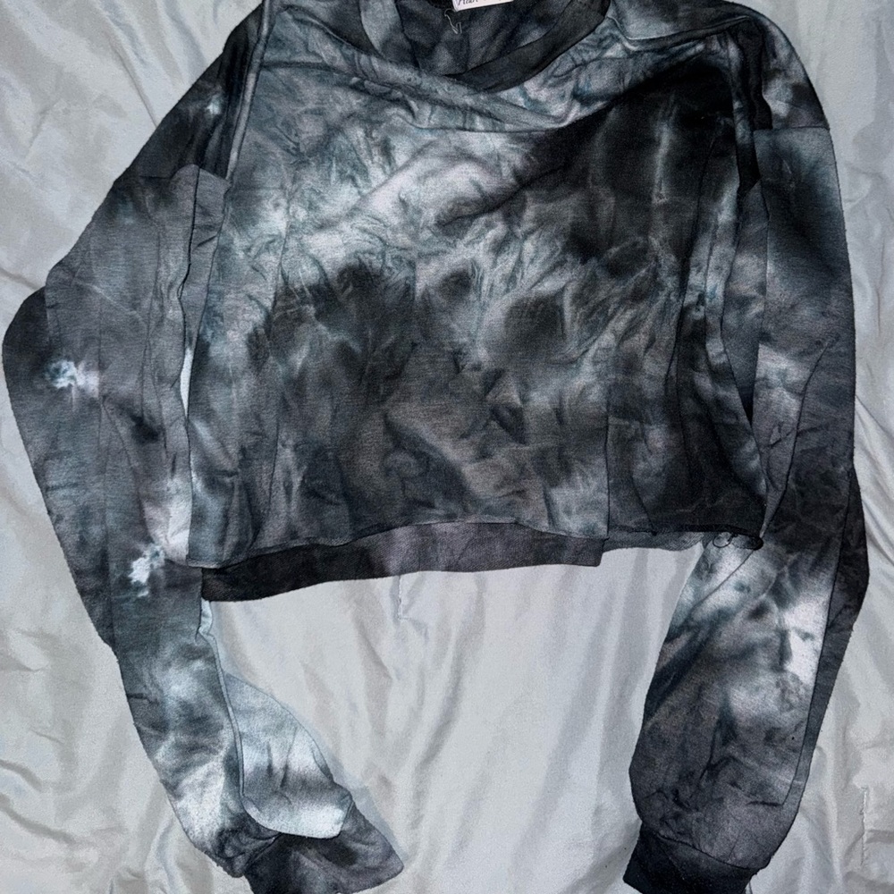 Women's Tie-Dye Cropped Sweatshirt